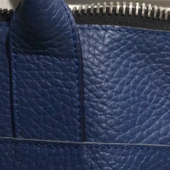 Nicoli Navy Pebble Leather Bag - See description - Picture 4 of 11